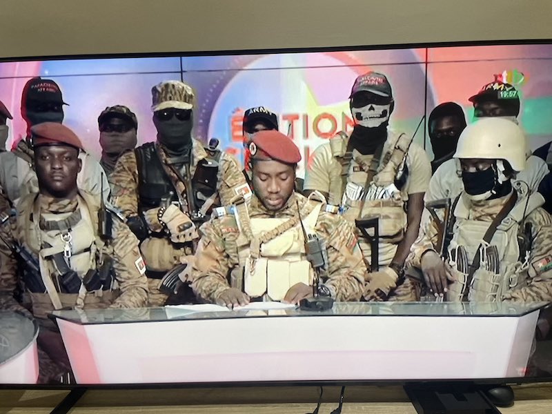 Burkina Faso Army Captain Overthrows Govt