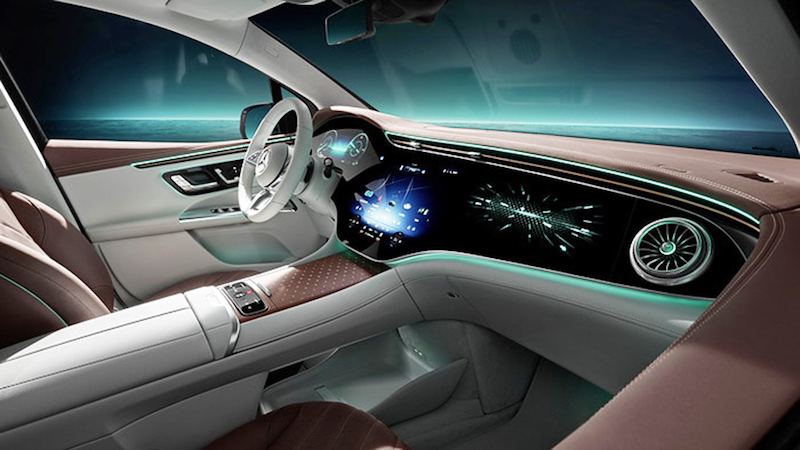 World Premiere of New Mercedes EQE SUV Holds