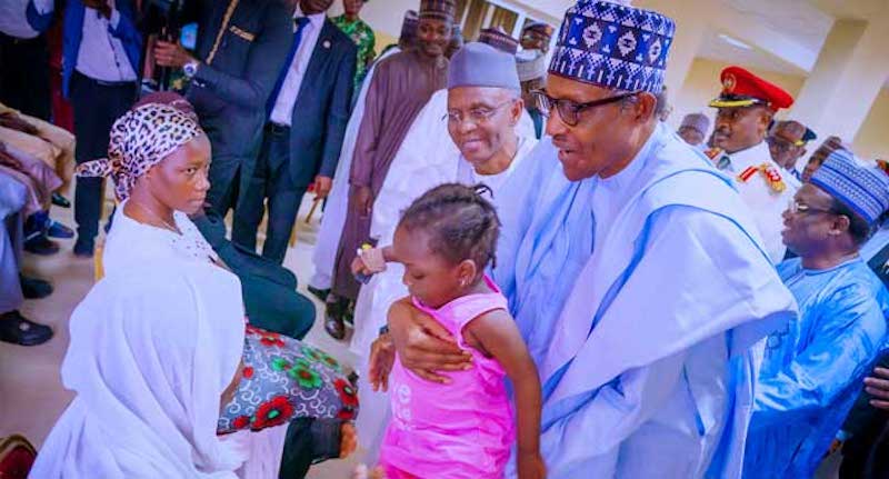 Buhari Meets 23 Freed Kaduna Train Victims, Charges Service Chiefs to Replicate Success