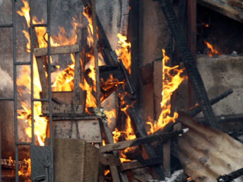 Fire Destroys 70 Shops in Lagos Market
